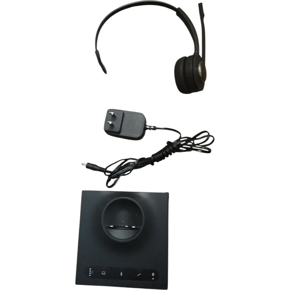 Leitner LH670 Wireless‎ Office Headset Single Ear Noise Canceling Bluetooth Base